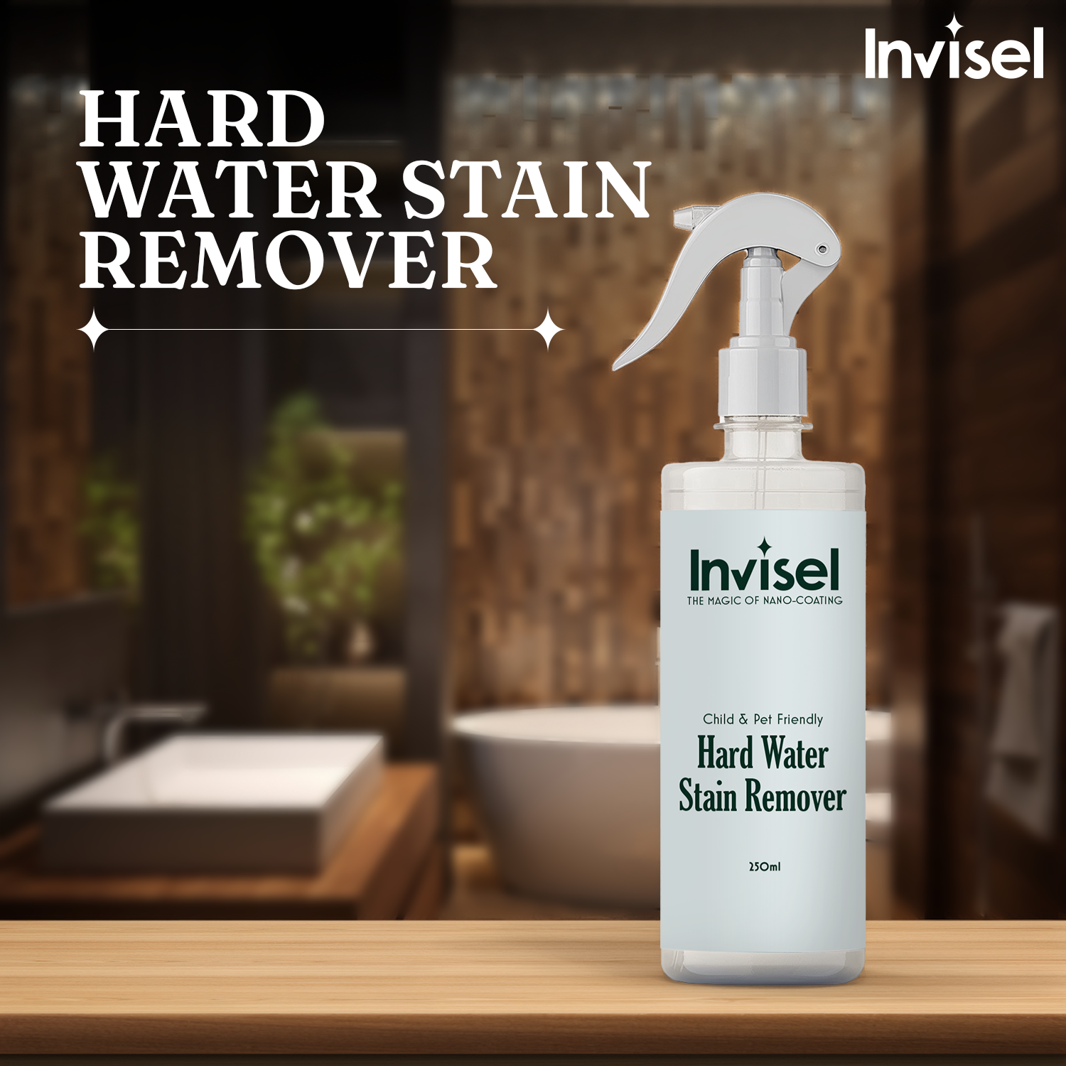 Hardwater Stain Remover- Limescale Remover for Bathrooms