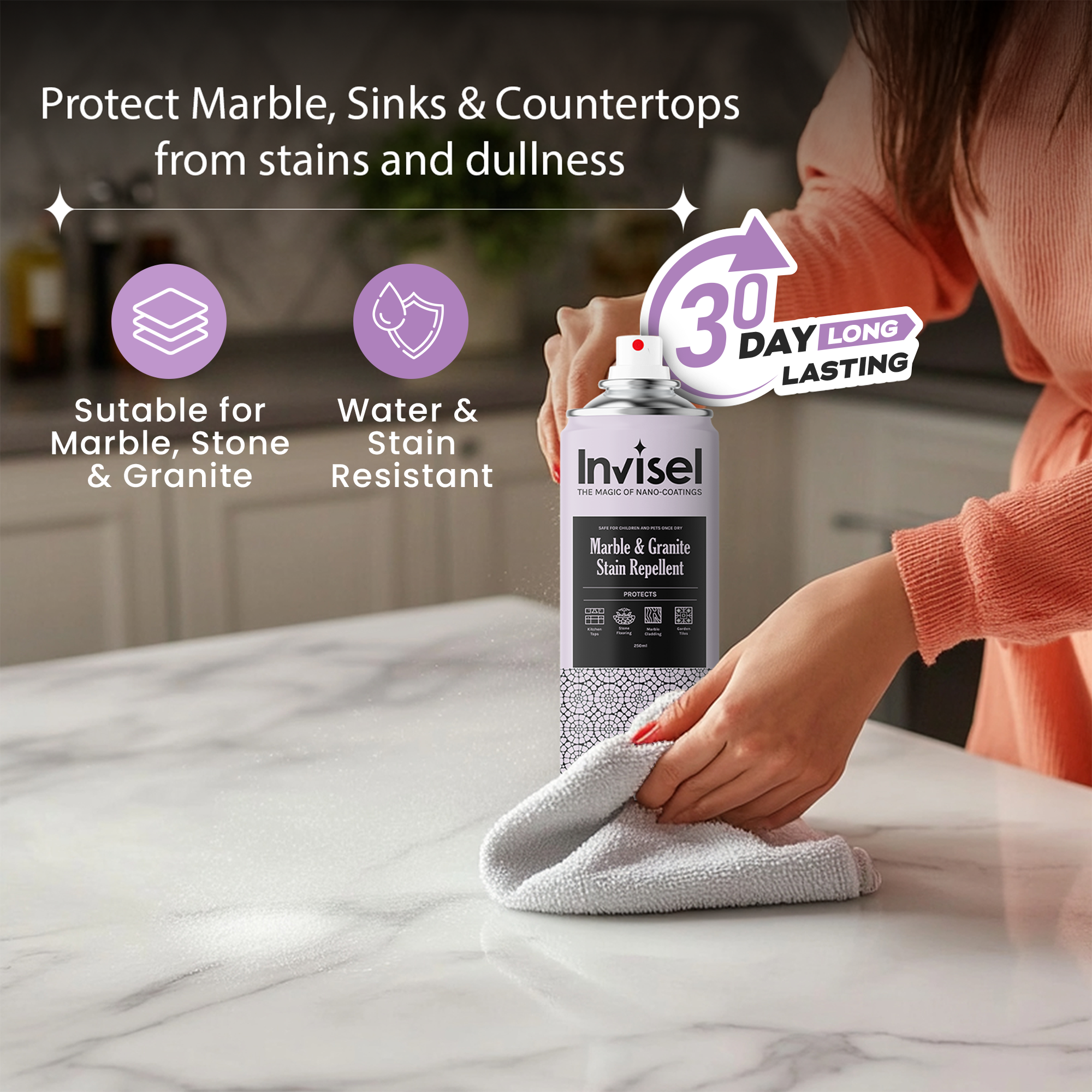 Ultimate Protector Combo- All Protector Combination Package for Fabric, Wood, Leather, Marble and Glass