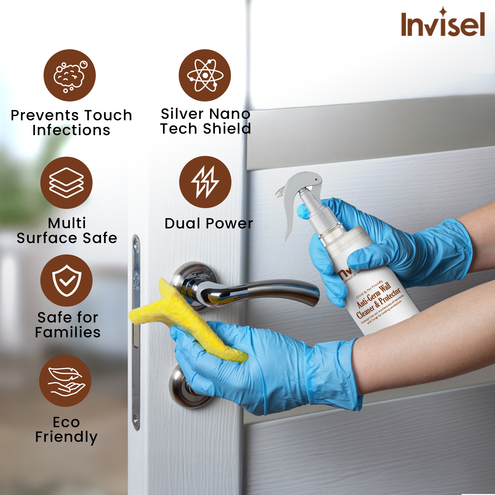 Anti-Germ Wall Cleaner & Protector | 250ml Spray