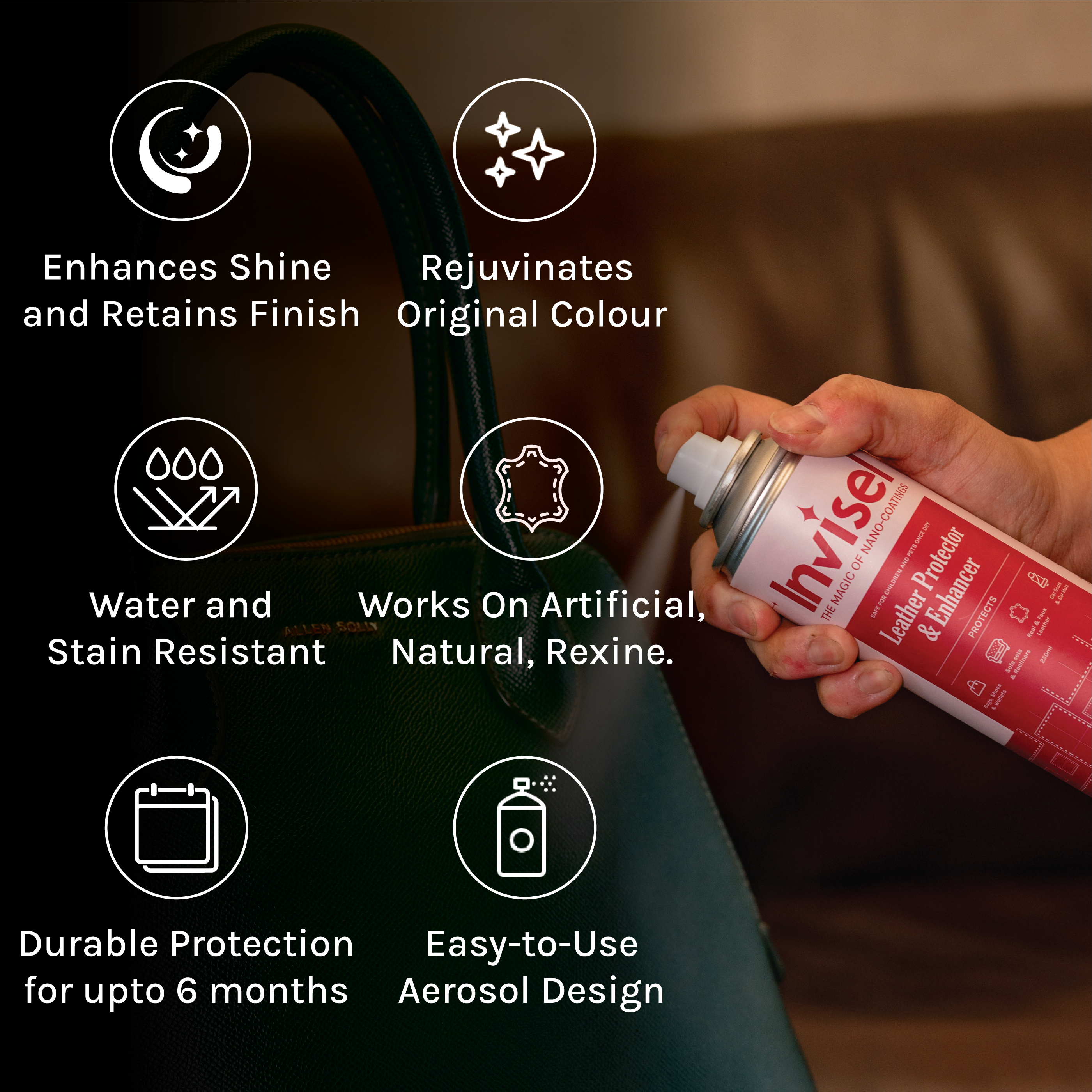 Leather Protector + Multi-Surface Cleaner