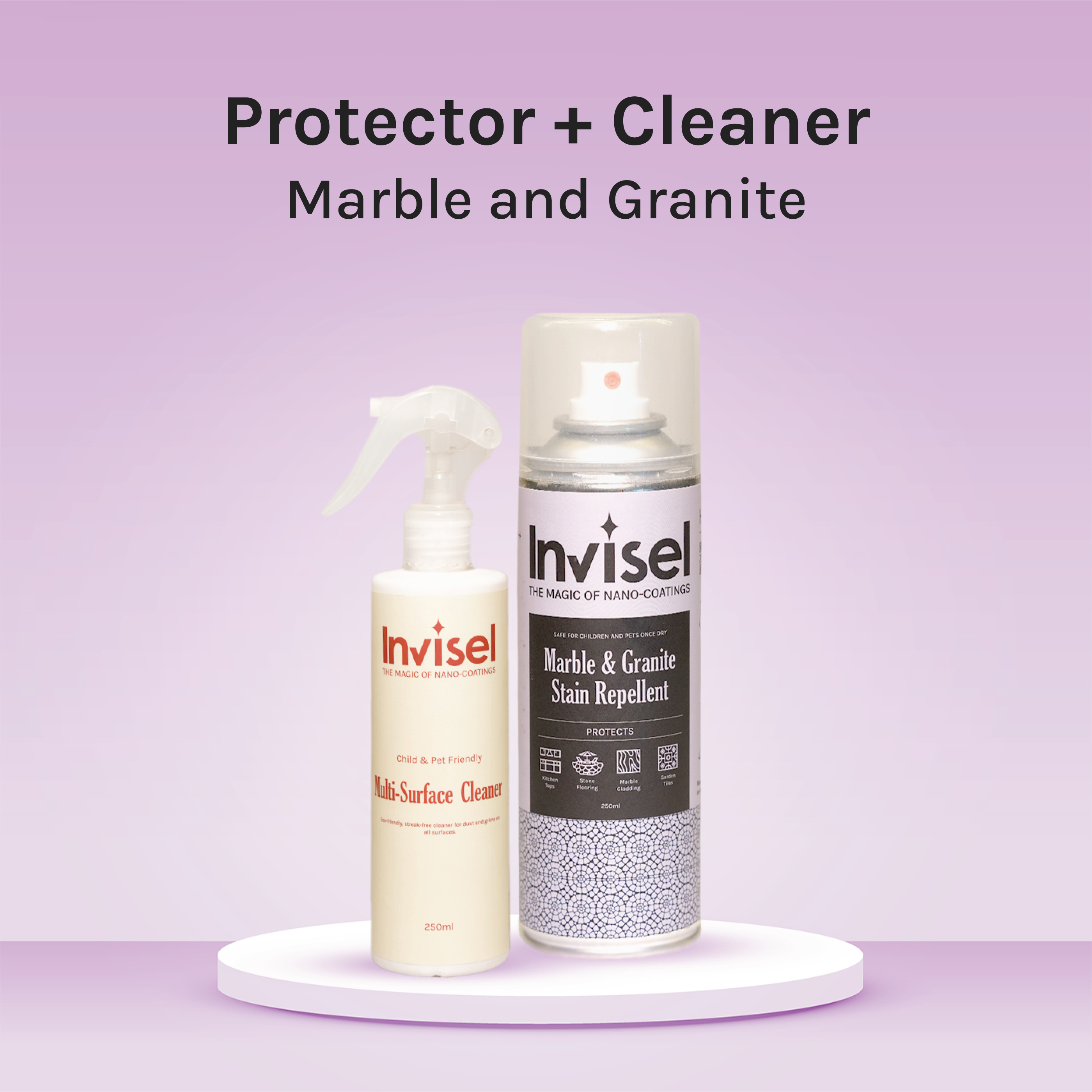 Marble & Granite Stain Repellent + Cleaner