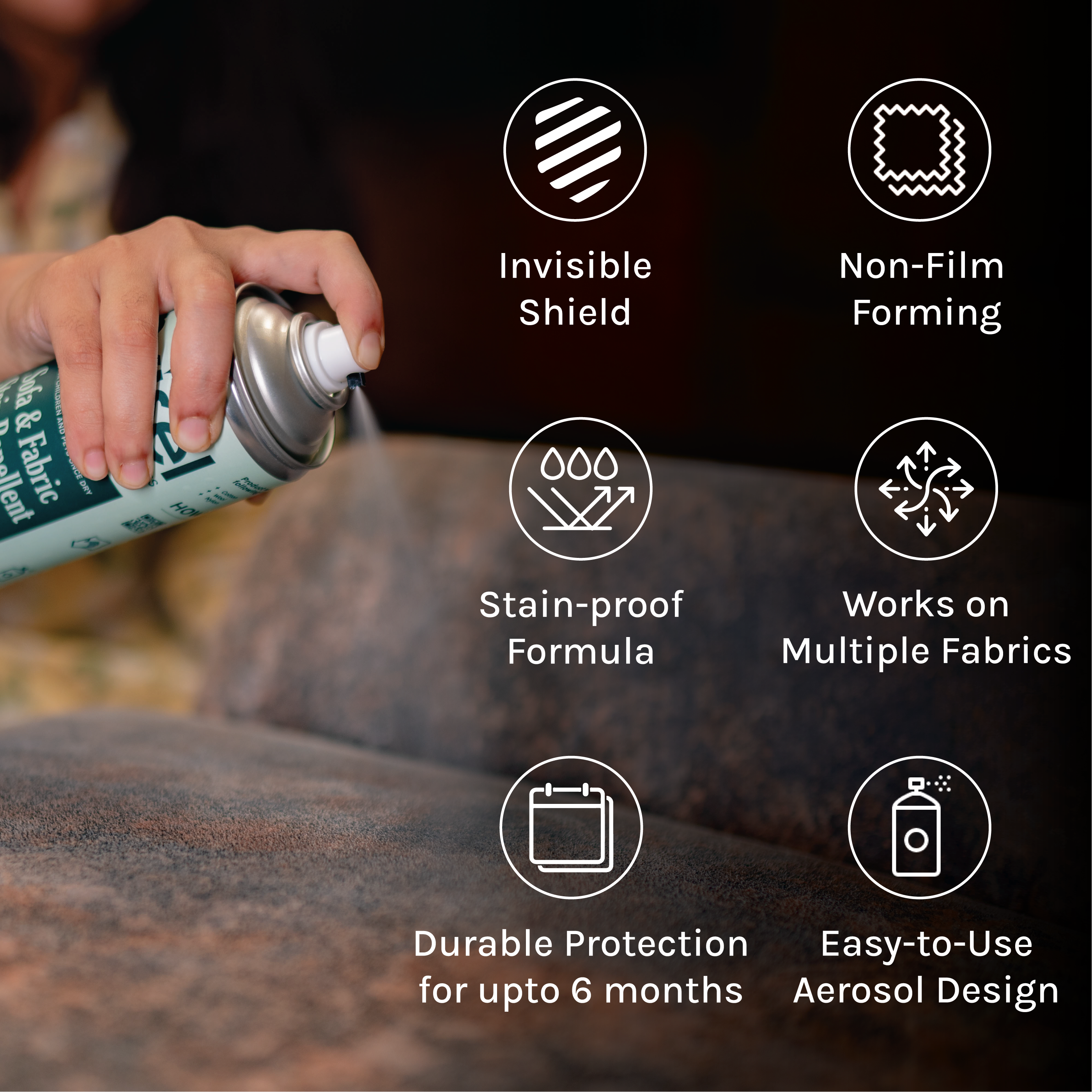 Sofa and Fabric Protector and Fabric Stain Remover Combo