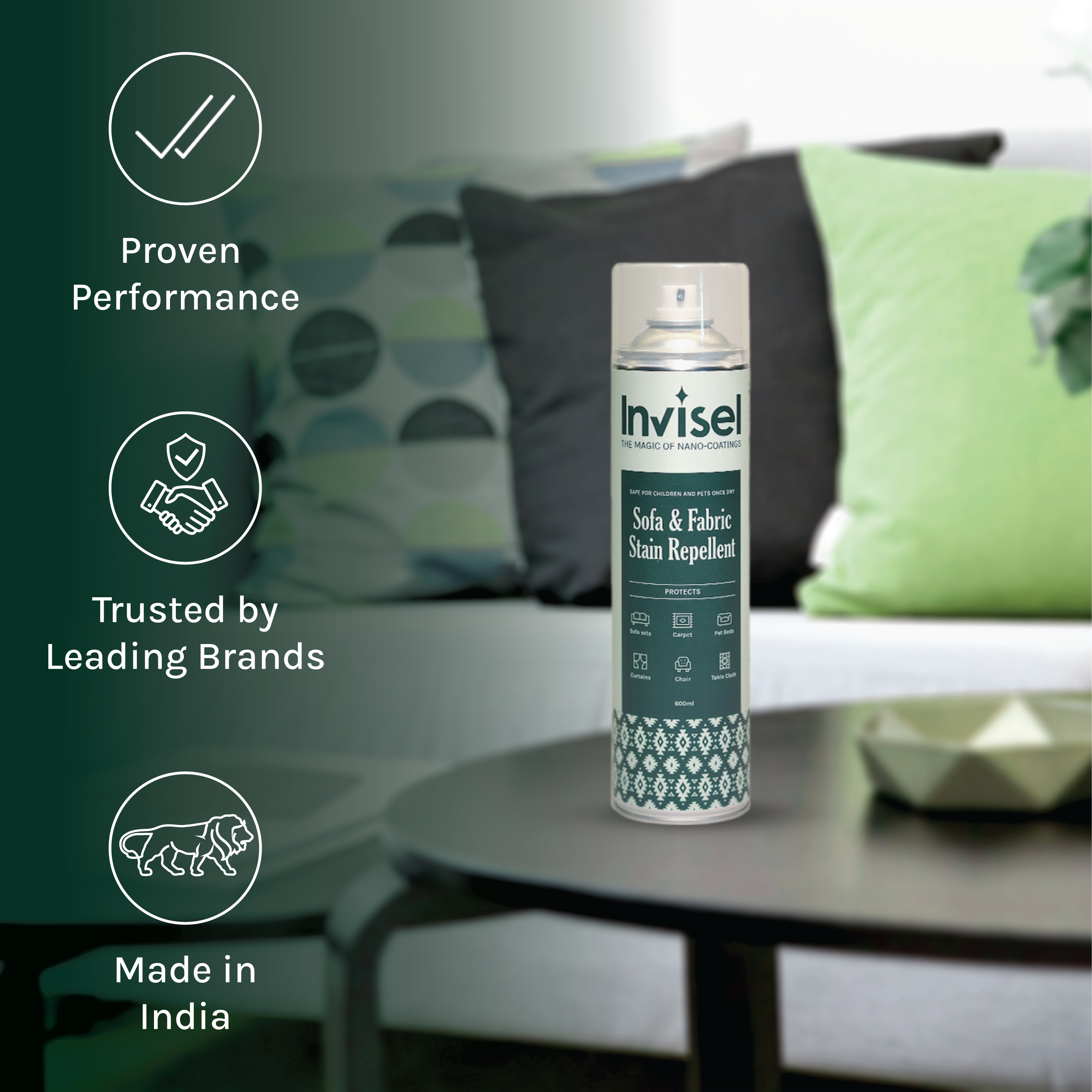 Sofa and Fabric Protector and Fabric Stain Remover Combo