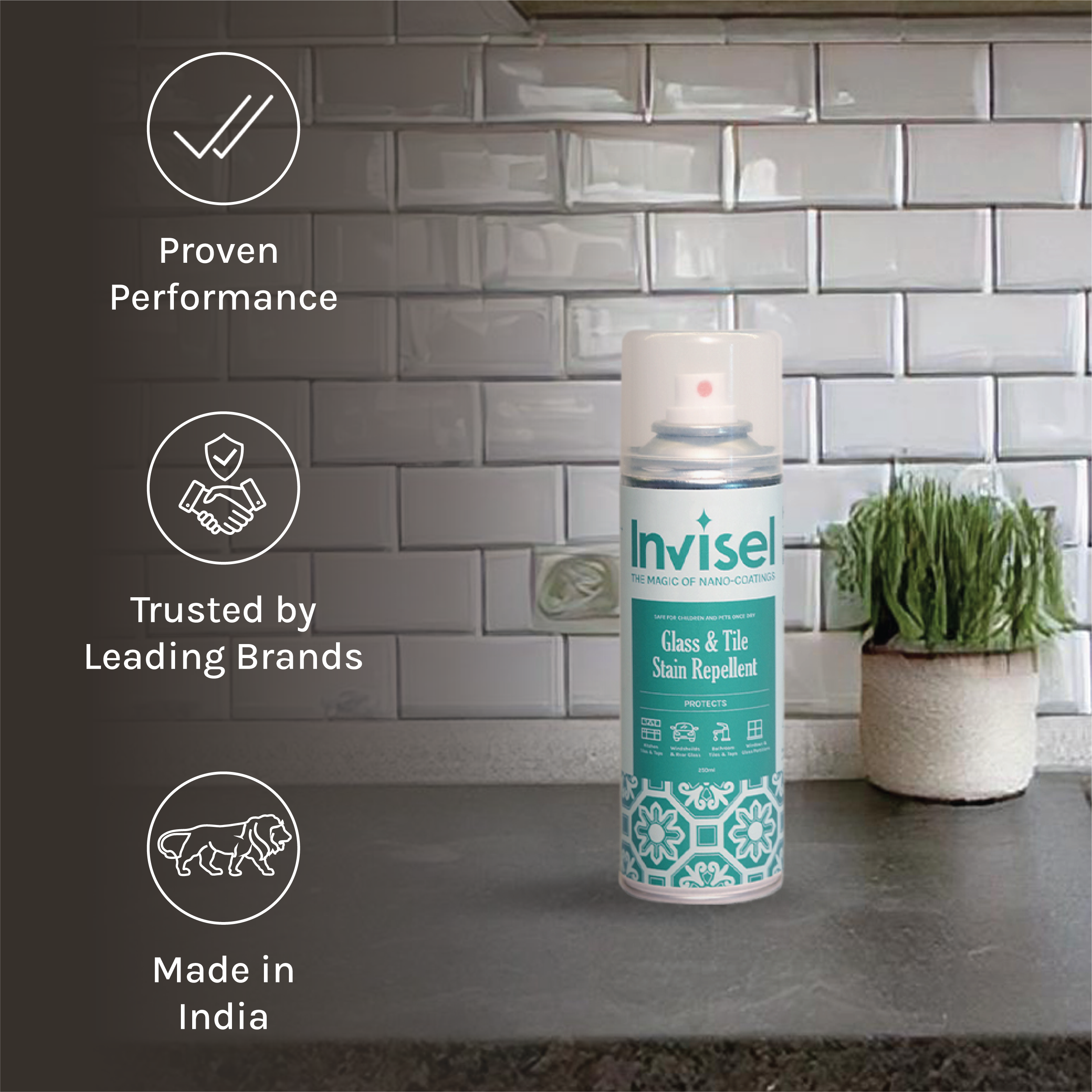 Glass & Tile Hard Water Stain Repellent