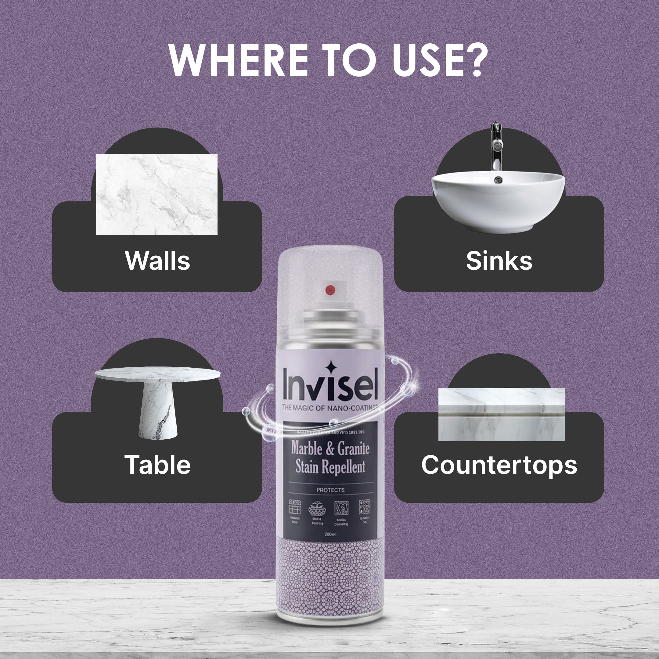 Mini Glass Protector + Mini Marble Protector | 150ml