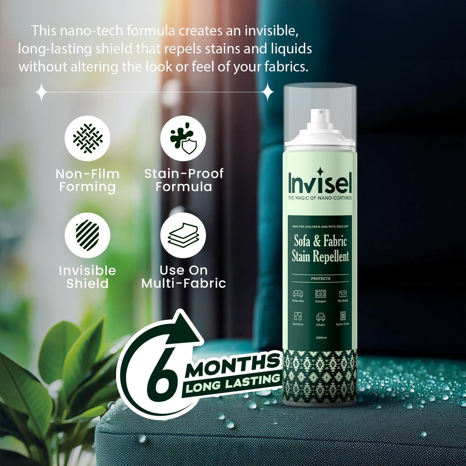 Sofa and Fabric Protector and Fabric Stain Remover Combo