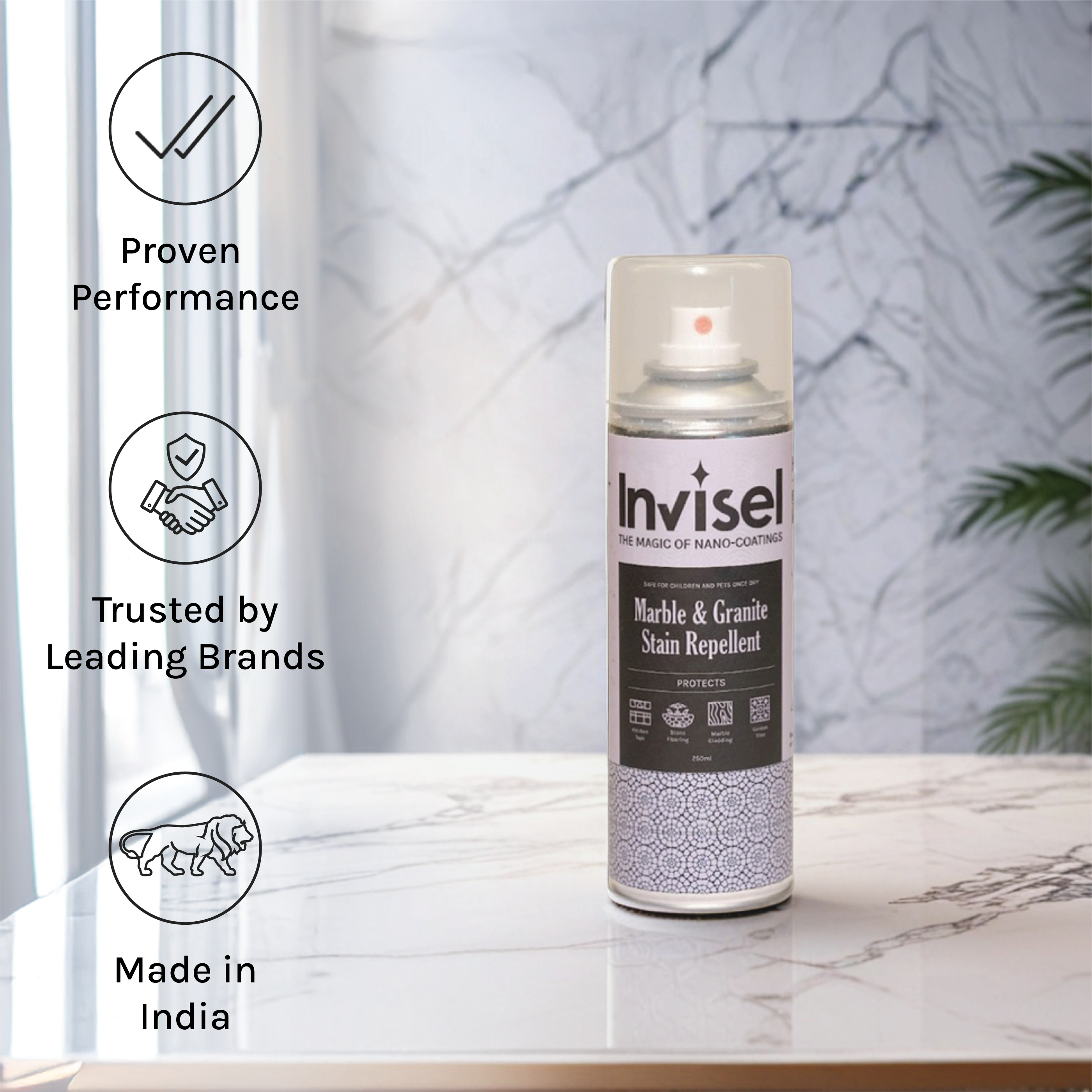 Marble & Granite Stain Repellent + Cleaner