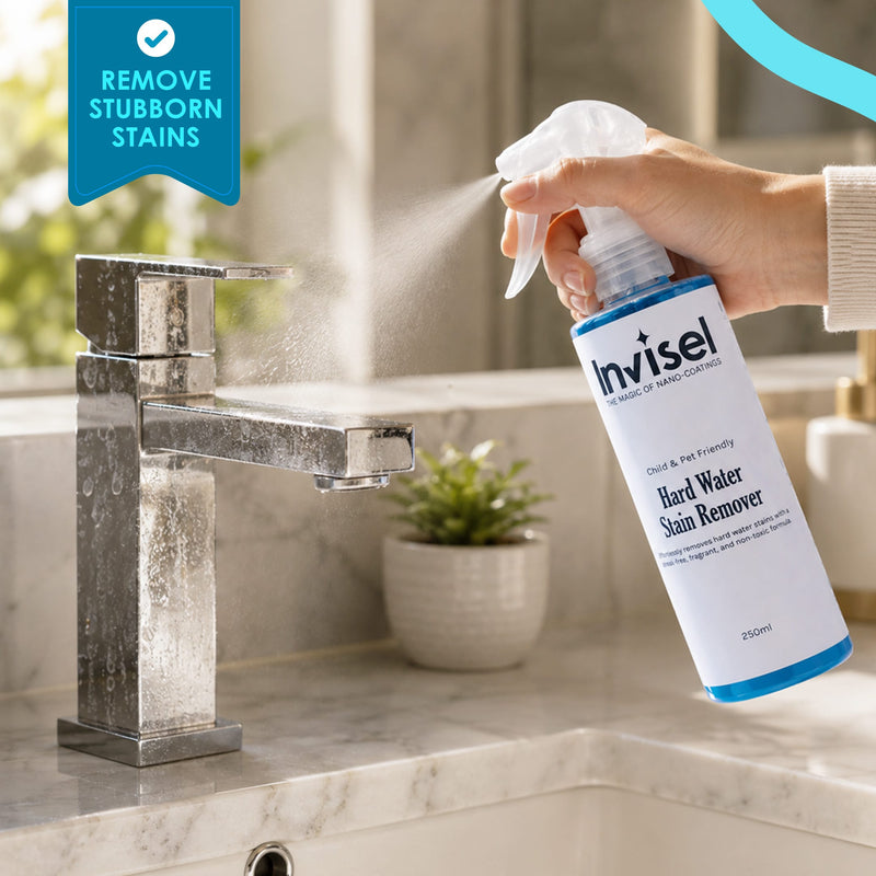 Glass and Ceramic Protector Combo- Invisel Glass Protector 150ml + Hardwater Stain Remover 250ml