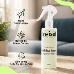 Fabric Stain Remover - Invisel's Enzyme-Based Cleaner for Tough Stains