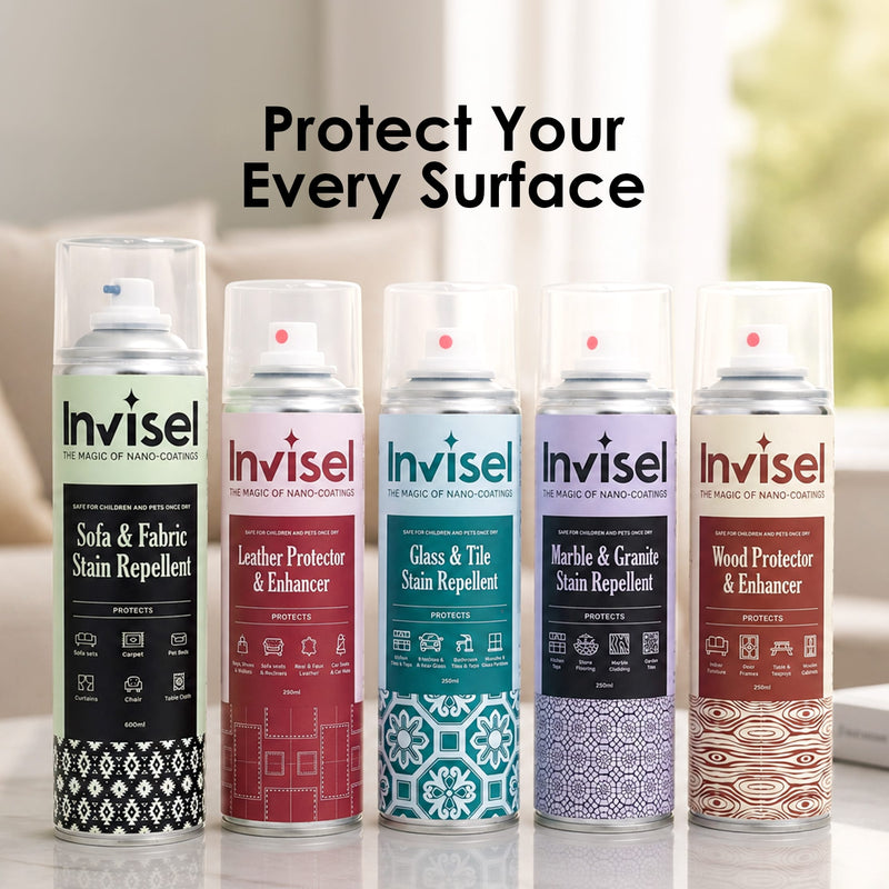 Ultimate Protector Combo- All Protector Combination Package for Fabric, Wood, Leather, Marble and Glass