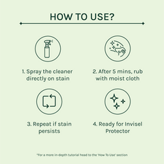 Fabric Stain Remover - Invisel's Enzyme-Based Cleaner for Tough Stains