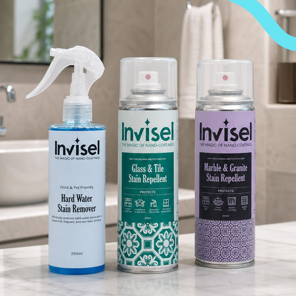 Bathroom Protector Kit- Deep Clean + Long-Lasting Protection for Glass, Marble & Fittings