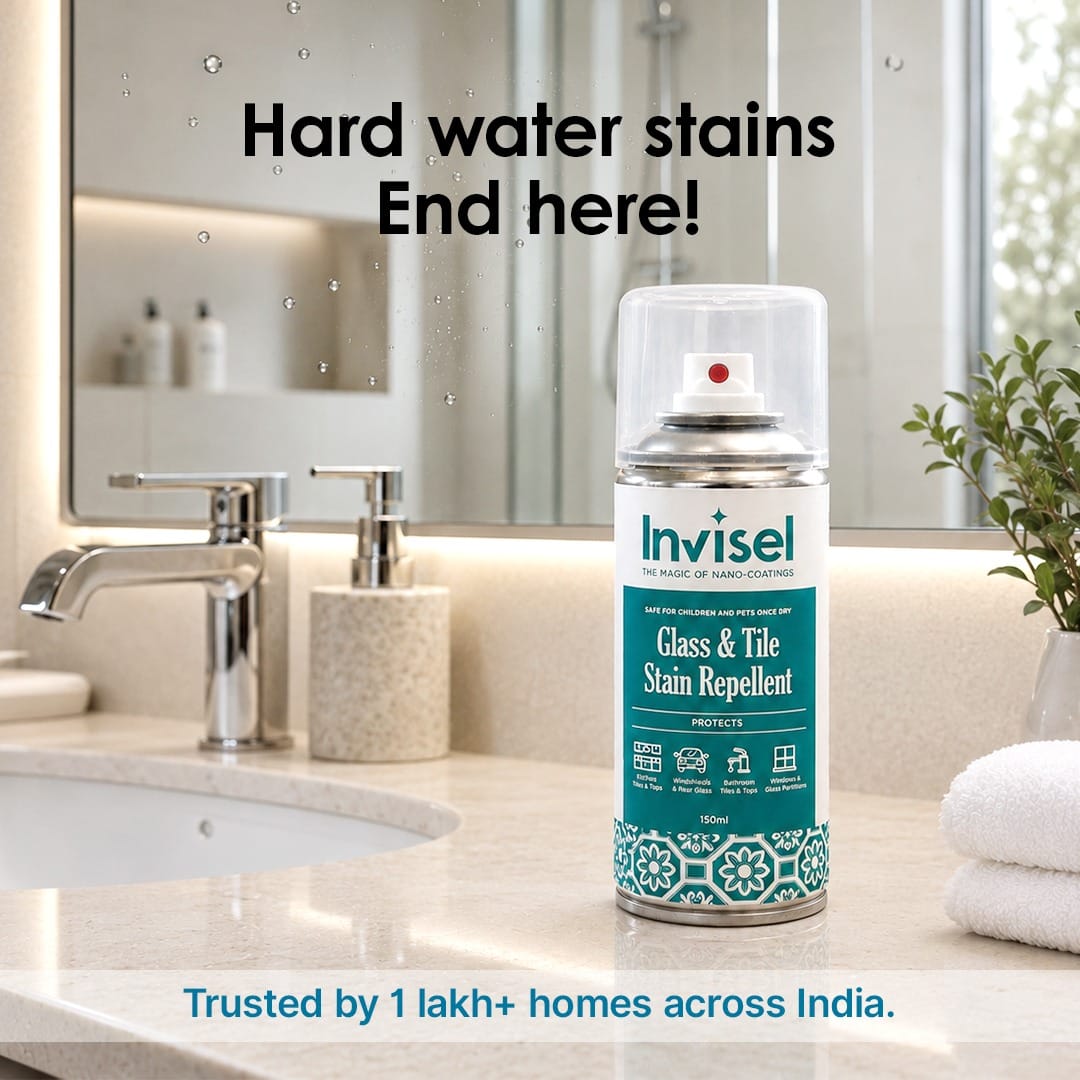 Glass Stain Repellent Spray | Nano Coating Technology