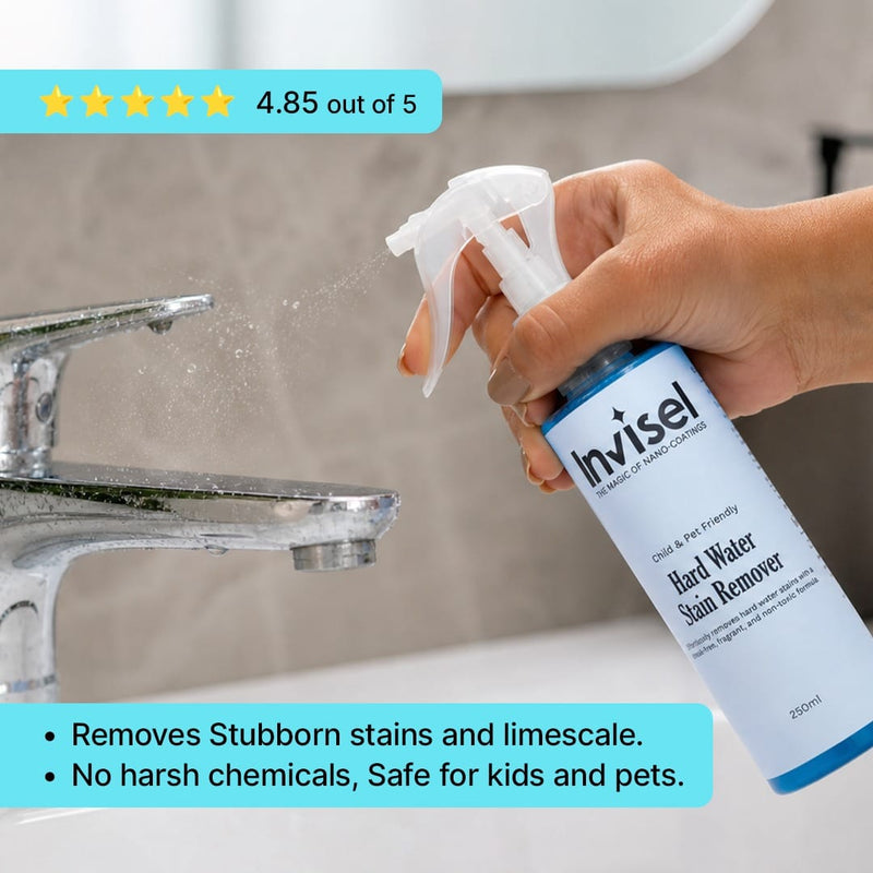 Glass & Tile Stain Repellent + Hardwater Stain Remover