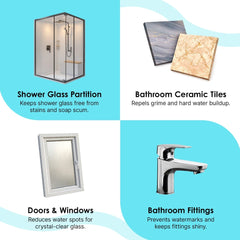 Glass & Tile Stain Repellent + Hardwater Stain Remover