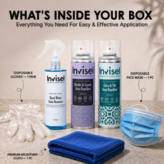 Bathroom Protector Kit- Deep Clean + Long-Lasting Protection for Glass, Marble & Fittings