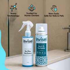Taps and Fittings Protector Combo- Invisel Fittings Protector 150ml + Hardwater Stain Remover 250ml