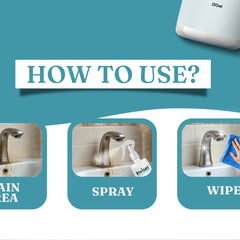 Marble and Granite Stain Repellent + Hard water stain remover combo