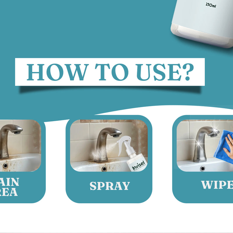 Marble and Granite Stain Repellent + Hard water stain remover combo