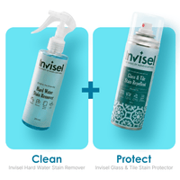 Glass Stain Repellent + Glass Hard Water Stain Remover