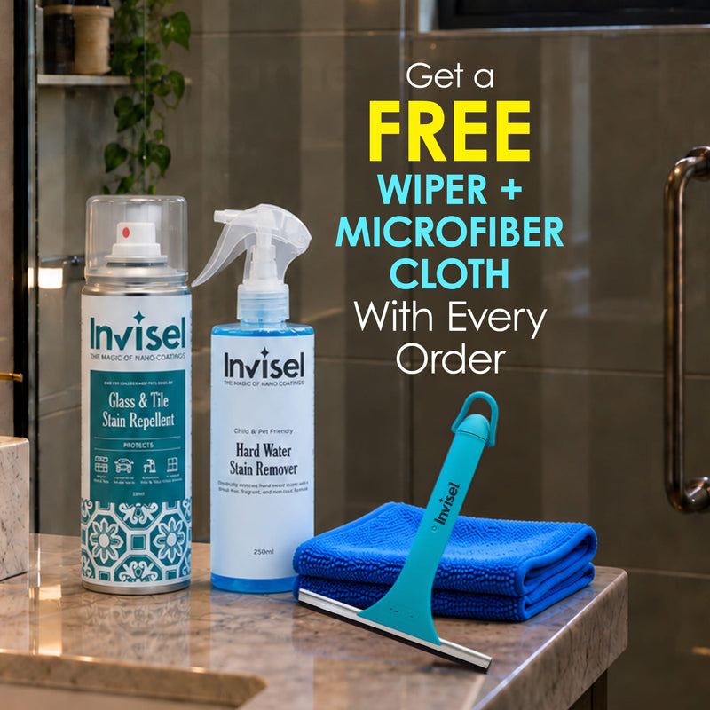 Glass & Tile Stain Repellent + Hardwater Stain Remover